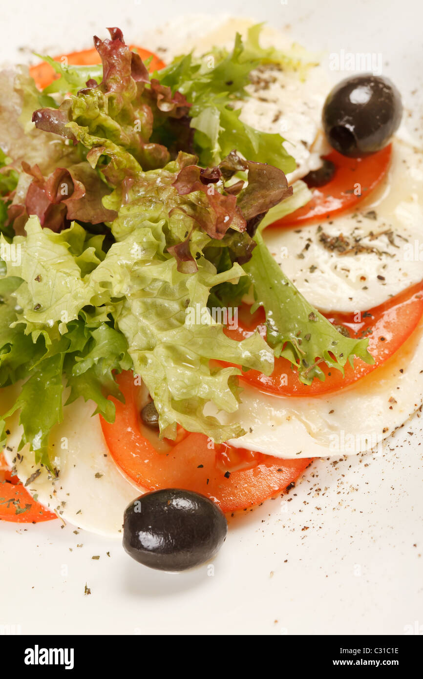 mozzarella and tomato Stock Photo - Alamy