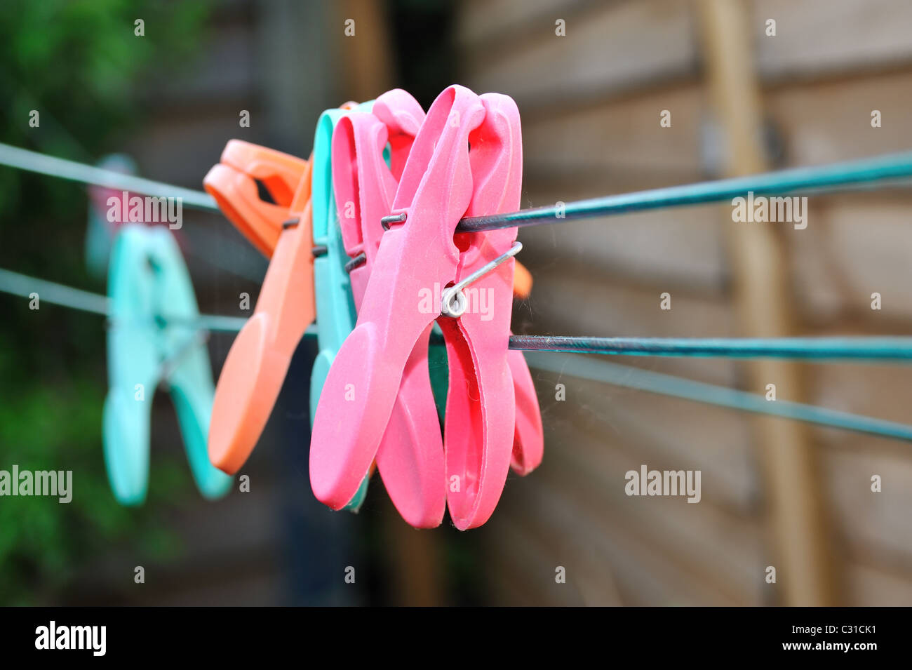 Pegs on washing lines hires stock photography and images Alamy