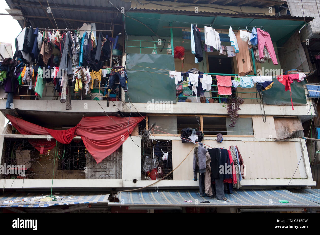 Drying Laundry, Hanoi, Vietnam Stock Photo Alamy