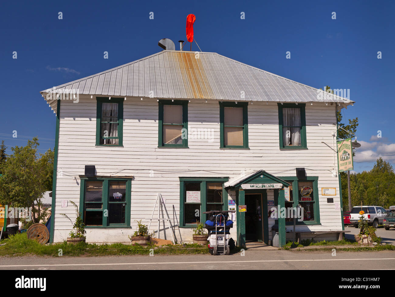 TALKEETNA, ALASKA, USA - Historic Fairview Inn, established 1923. Stock Photo