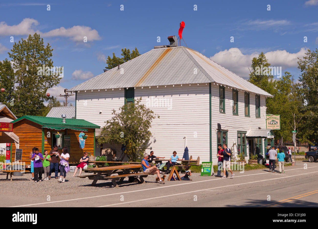 TALKEETNA, ALASKA, USA Historic Fairview Inn, established 1923 Stock