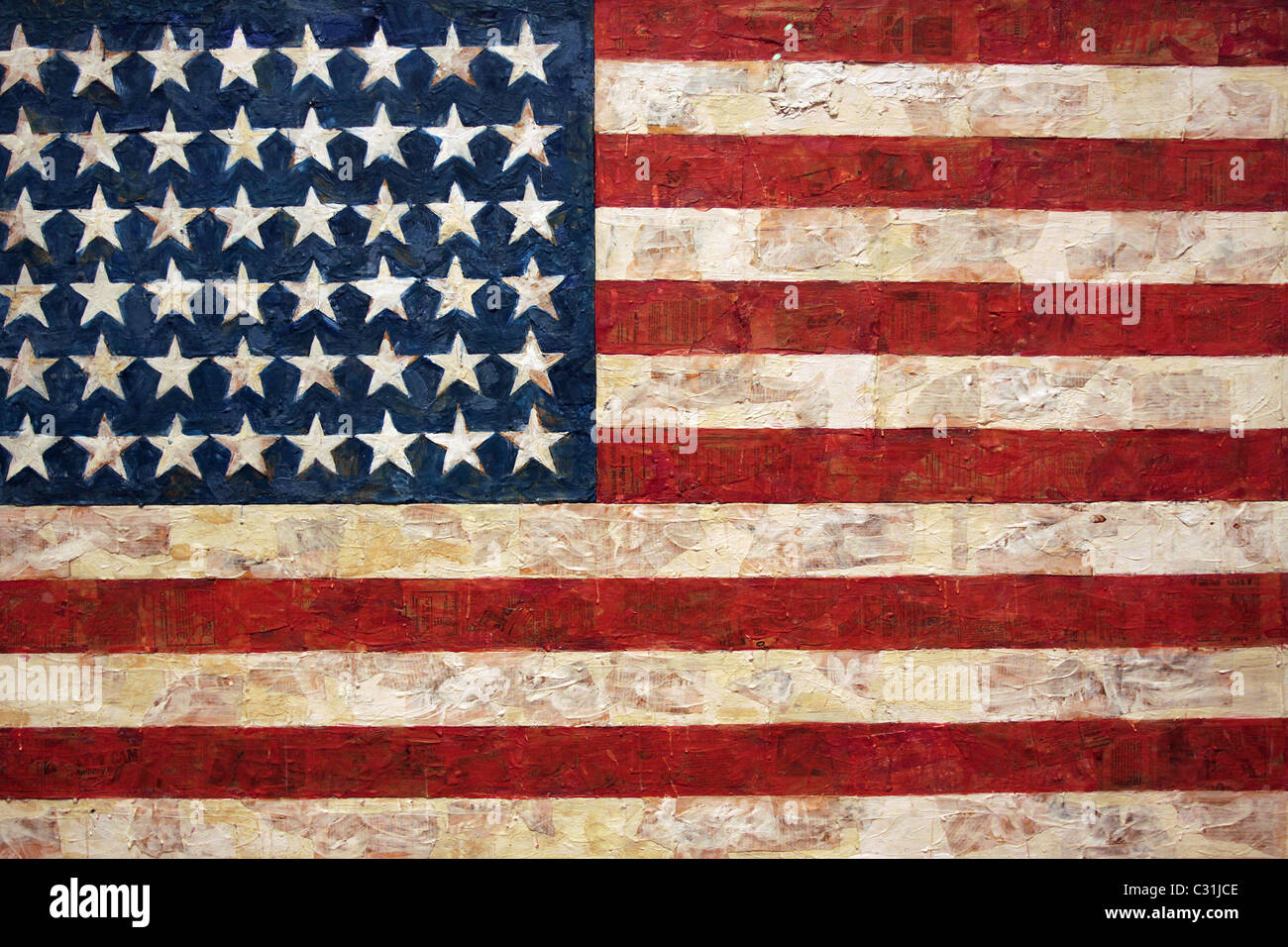 Jasper johns american flag hi-res stock photography and
