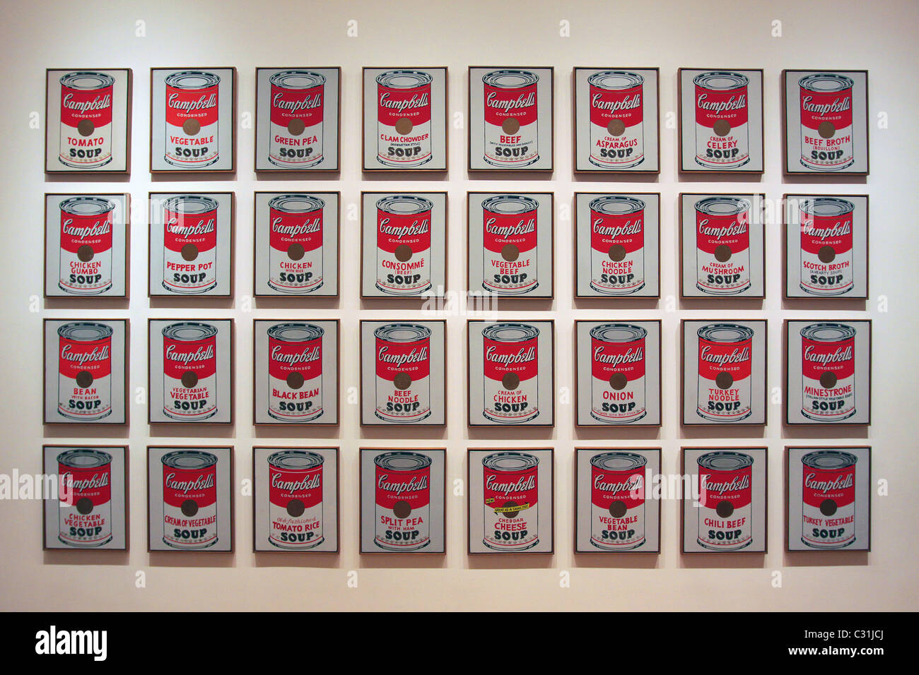 Campbell’s Soup Cans Andy Warhol High Resolution Stock Photography and ...