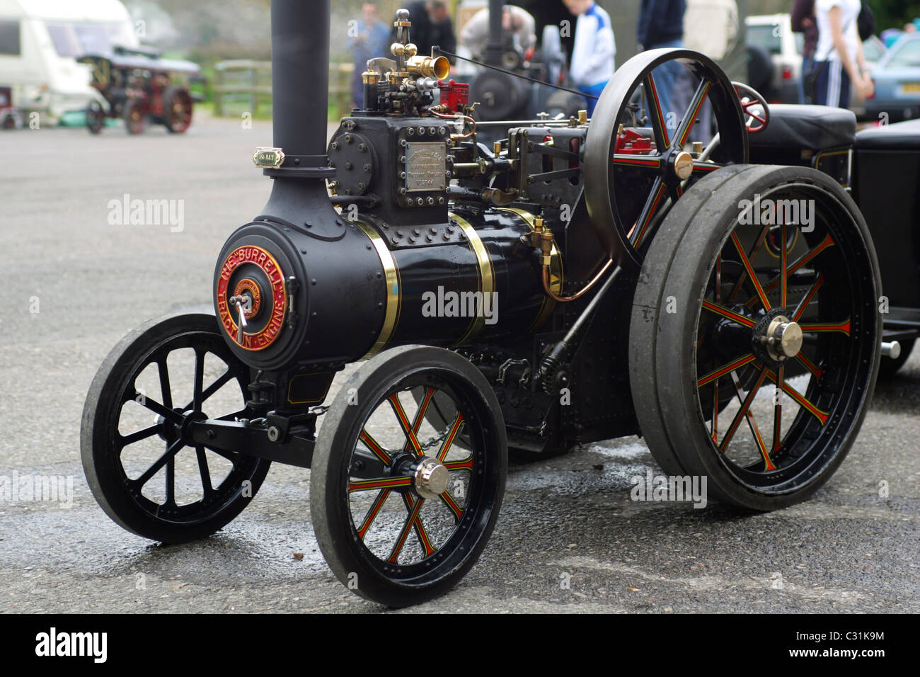Miniature steam engine Stock Photo Alamy