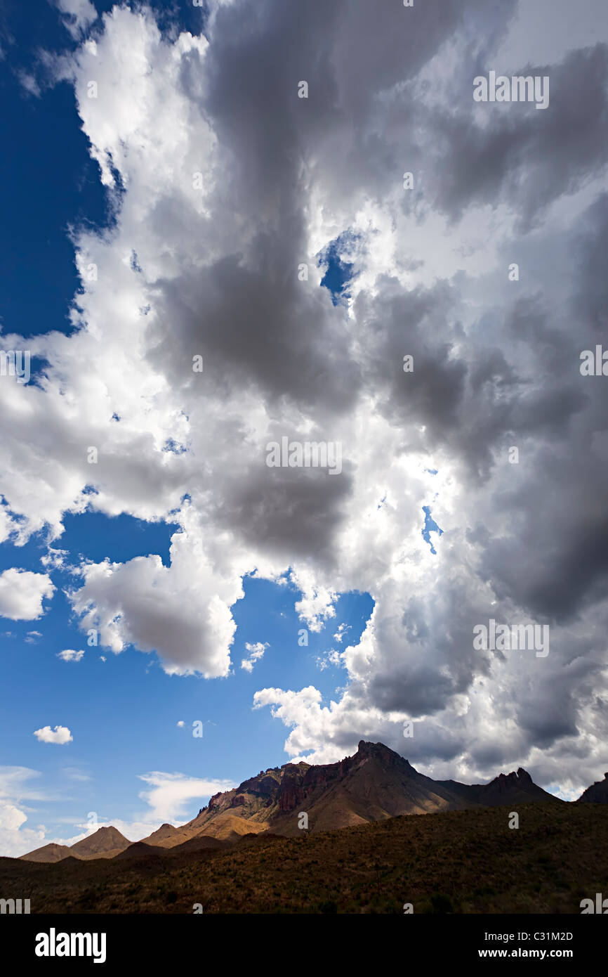 Mountains and clouds Big Bend National Park Texas USA Stock Photo
