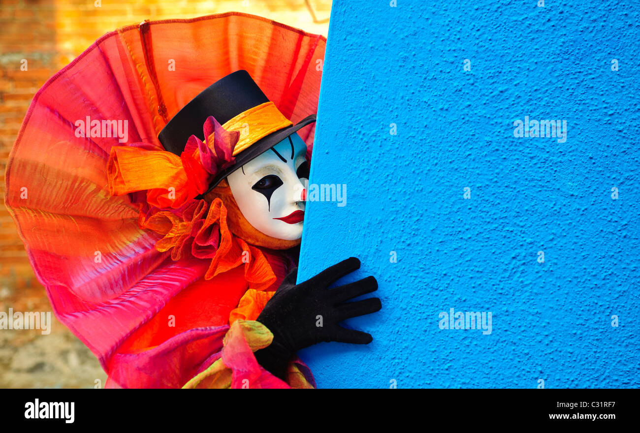 Clown venice carnival italy hi-res stock photography and images - Alamy