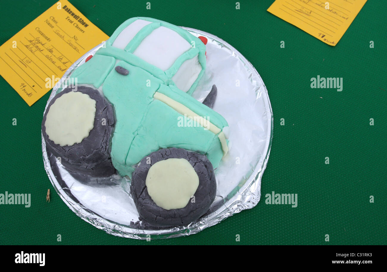 Tractor cake as competition entry Stock Photo