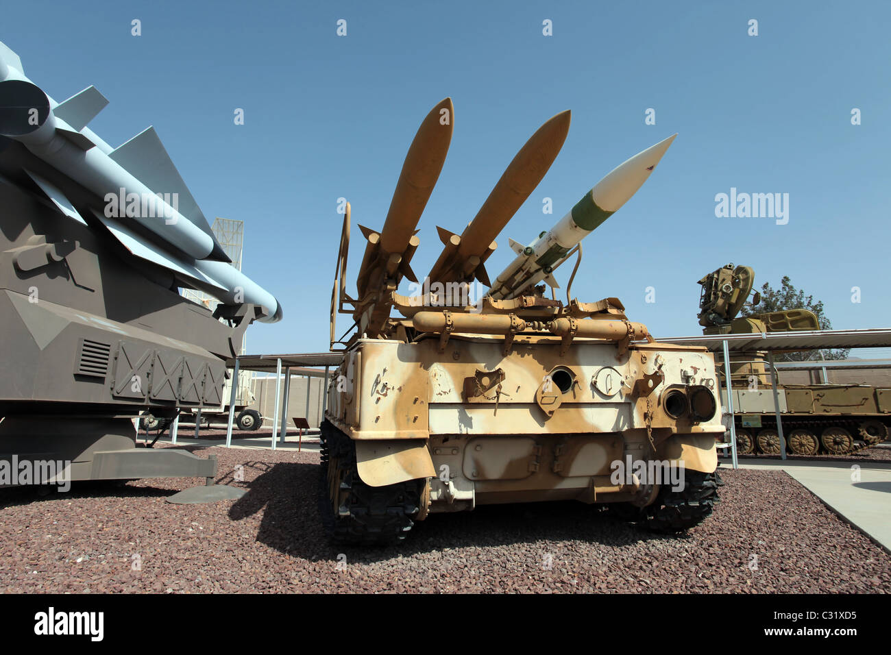 Russian USSR SA-6 Gainful surface to air missile system. Captured by USA to  training and exploitation of technology Stock Photo - Alamy