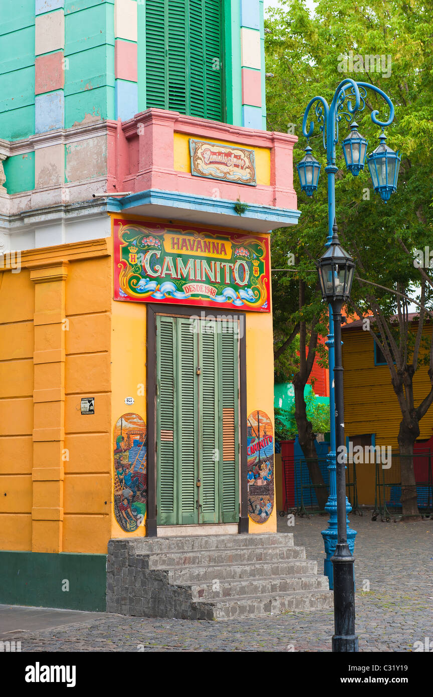 El Caminito, La Boca district, Buenos Aires, Argentina Stock Photo