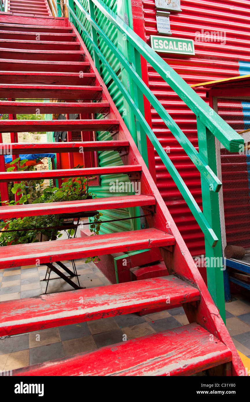 El Caminito, La Boca district, Buenos Aires, Argentina Stock Photo