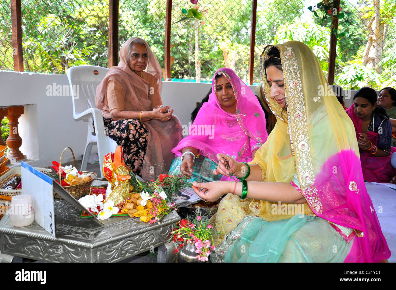 Indian women wearing traditional dress hi-res stock photography and ...