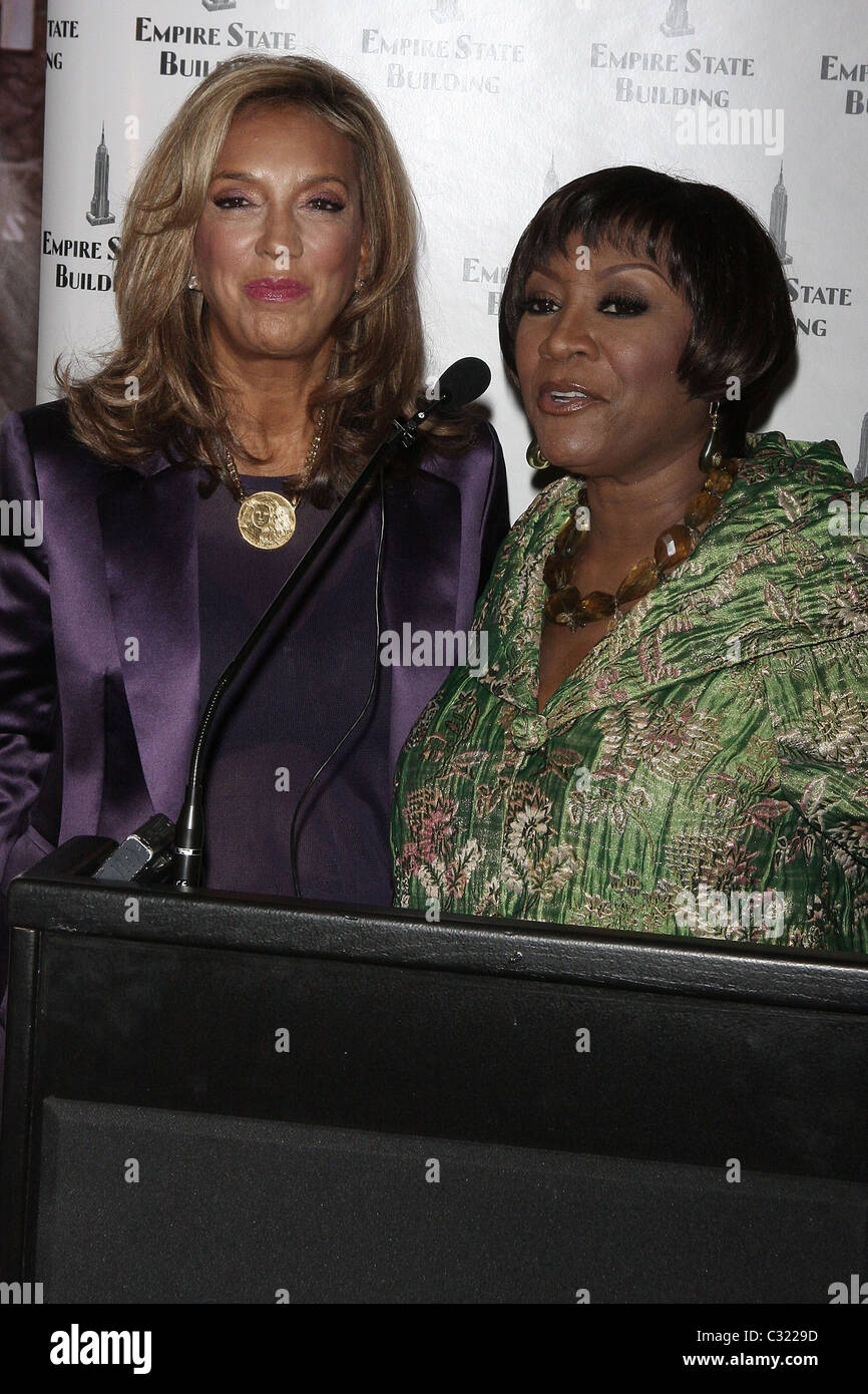Denise Rich, Patti LaBelle Empire State Building lighting ceremony for