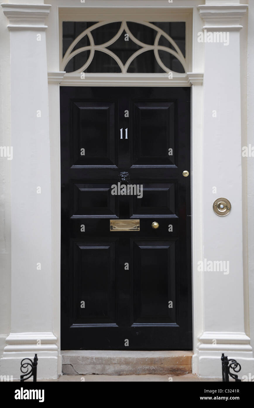 Number 11 Downing Street, London, 20th April 2009. Stock Photo