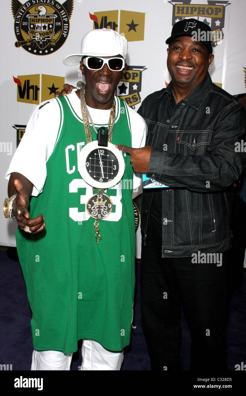 Flavor Flav and Chuck D 2008 VH1 Hip Hop Honors at the Hammerstein Ballroom Arrivals New York