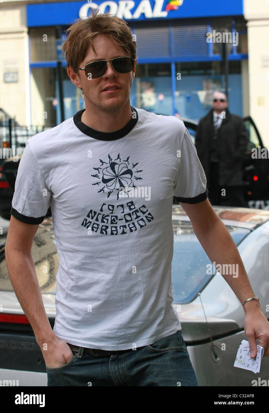 Kris Marshall leaving the BBC Radio One studios London, England - 30.10.08 Credit : John Hoy/ Stock Photo