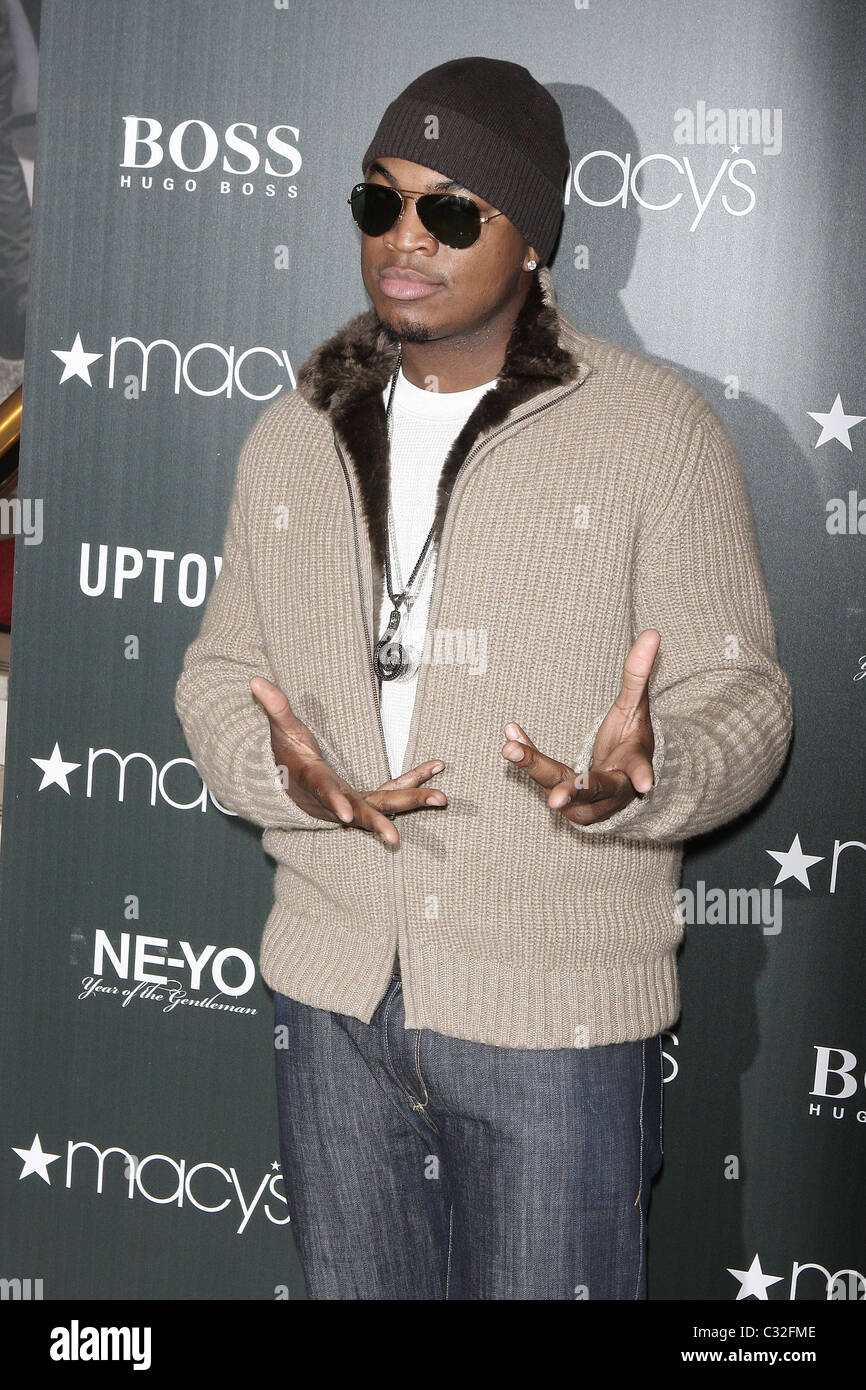 Recording artist Ne-Yo visits Macy's Herald Square and greets fans New York City, USA - 05.11.08 PNP/ Stock Photo