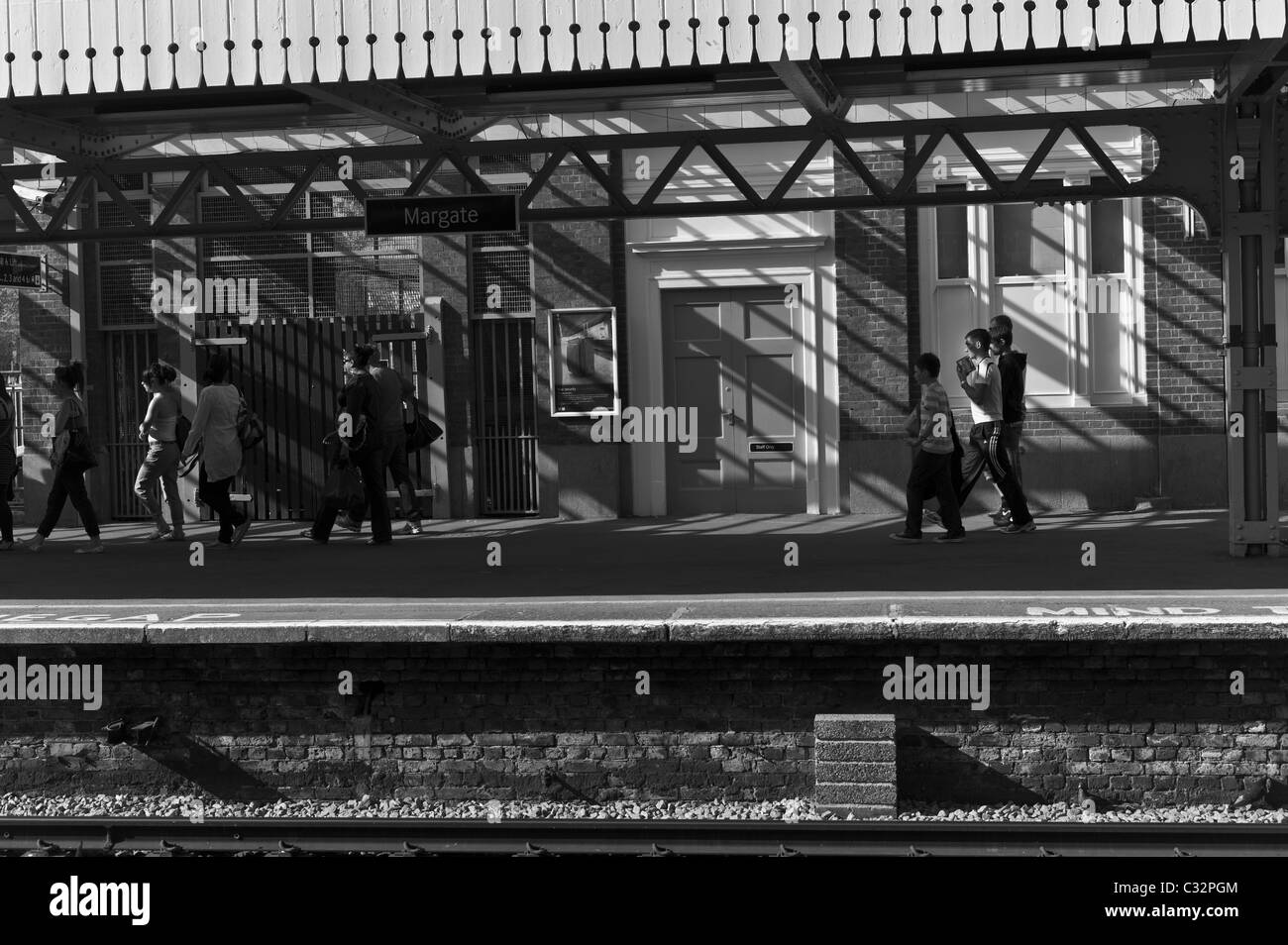 Margate Railway Station Stock Photo Alamy