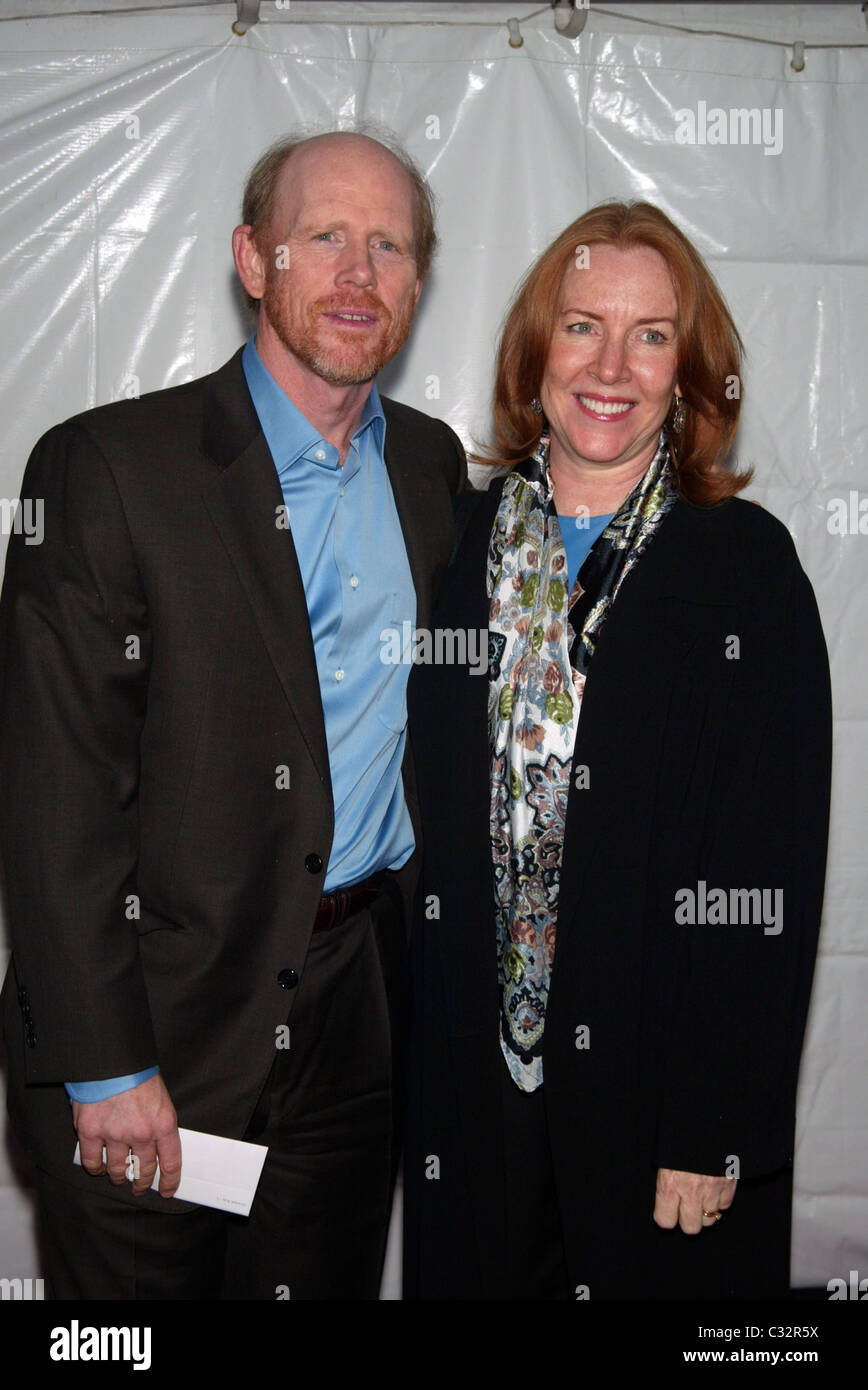 Ron Howard and his wife Cheryl Howard Opening Night of 'Billy Elliot
