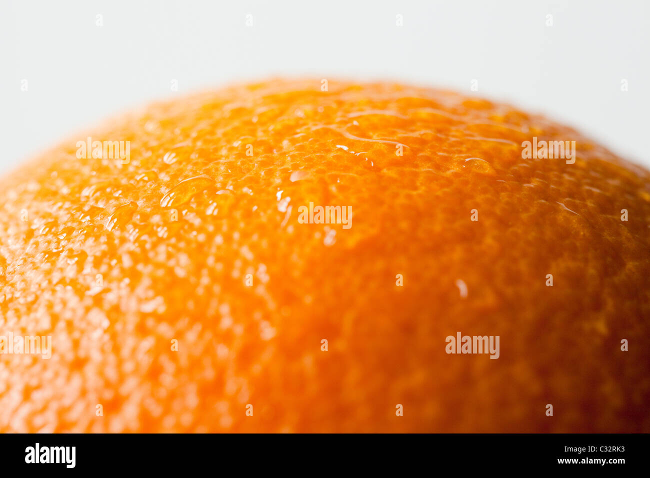Orange rind, close up Stock Photo