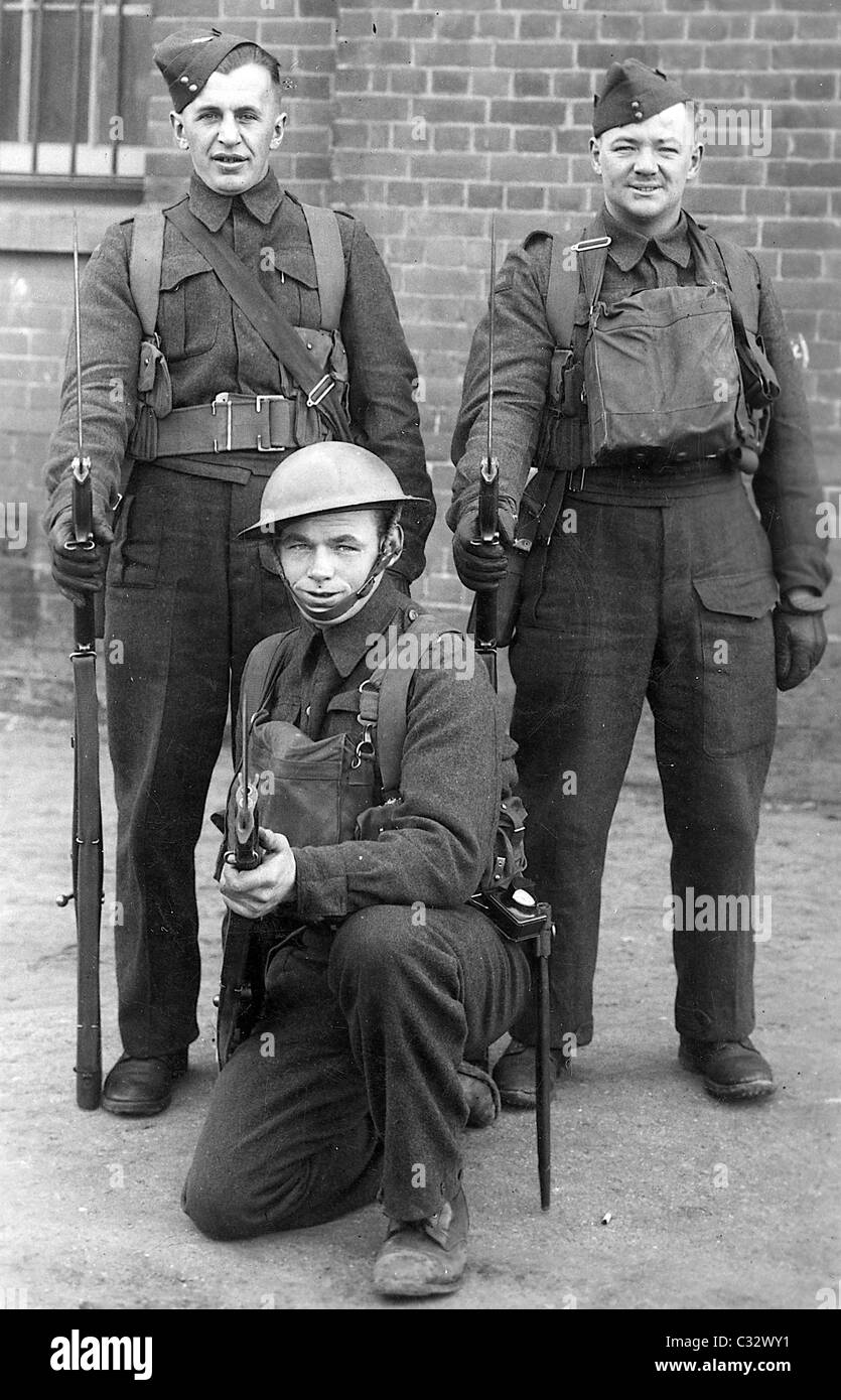 Canadian Soldiers, WW11. Stock Photo