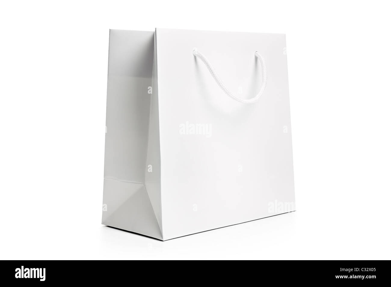 Shopping Bag, Cut Out. Stock Photo