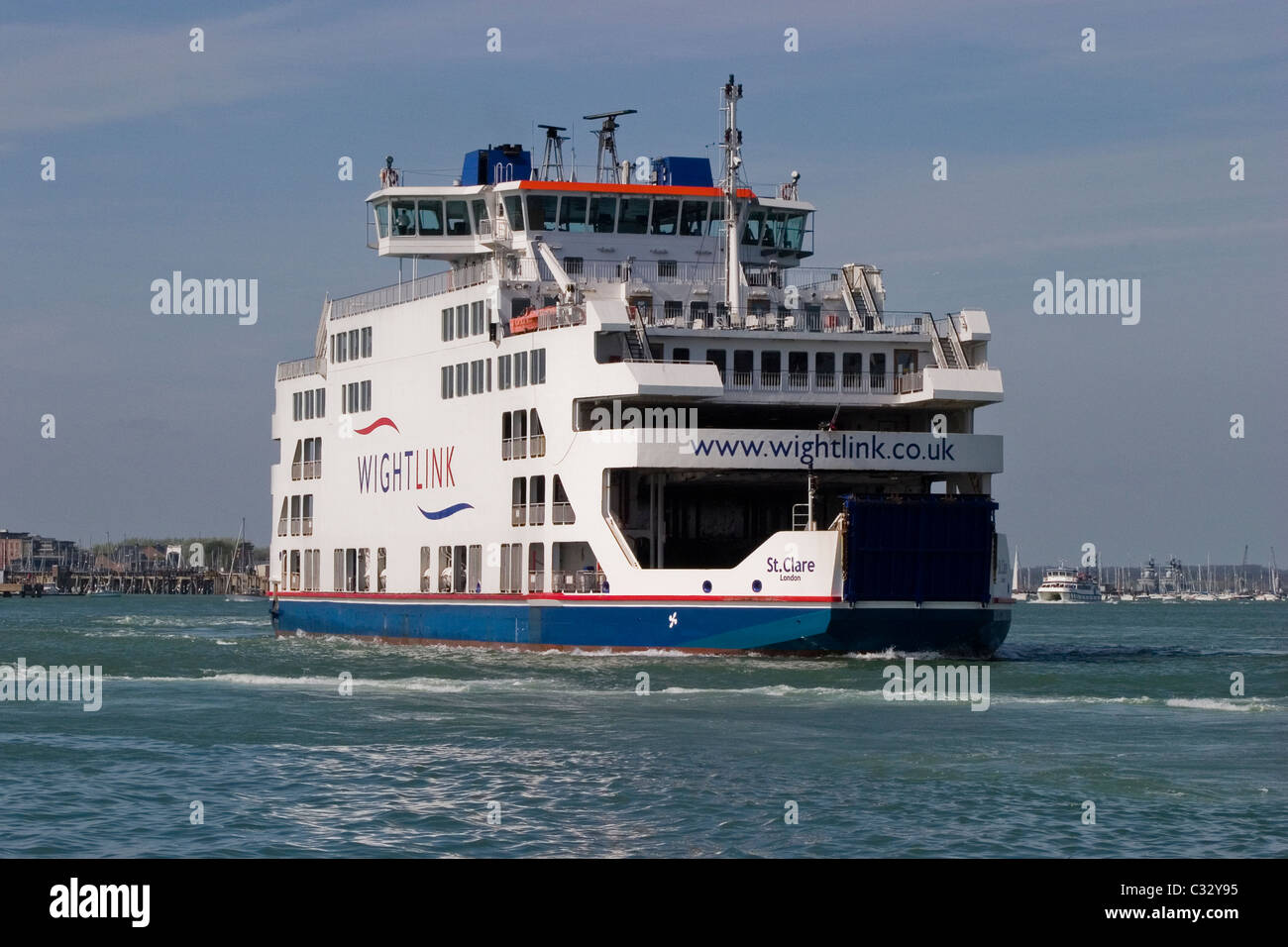 Wightlink Isle Of Wight Ferry High Resolution Stock Photography and ...