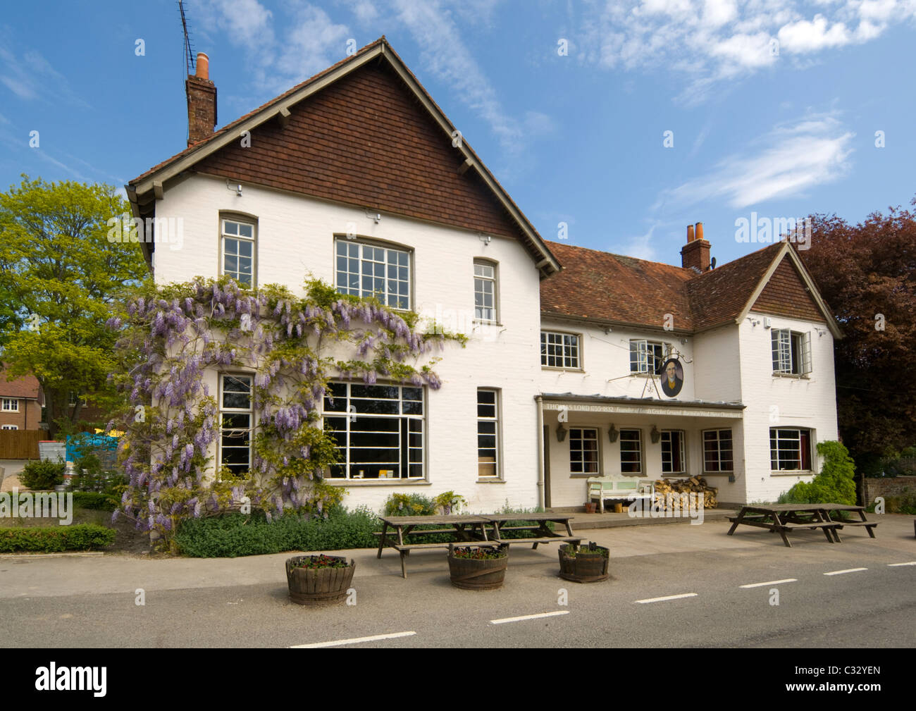 The Thomas Lord Pub West Meon Hampshire UK Stock Photo Alamy