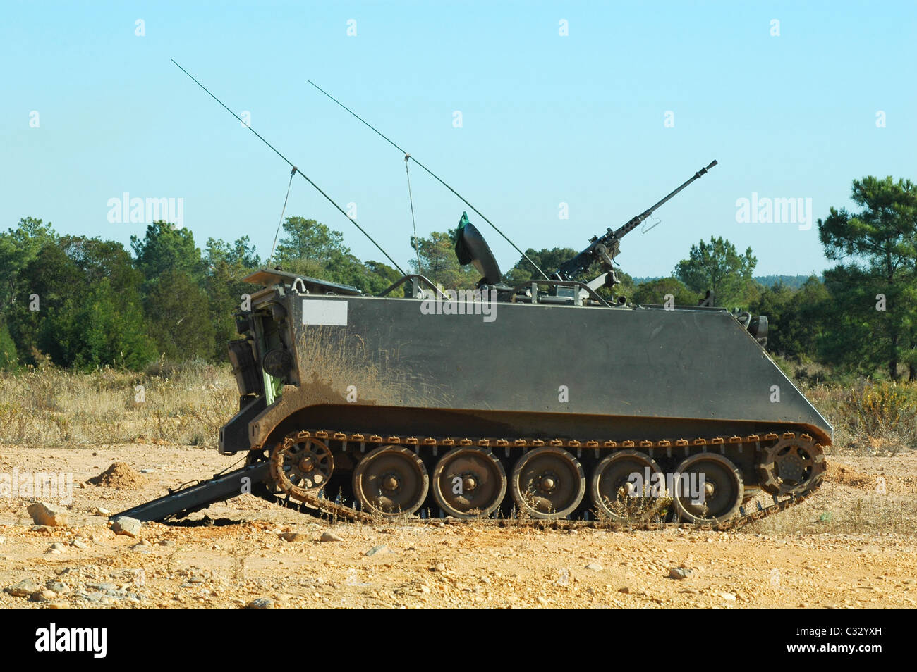 M113 Armored Personnel Carrier vehicle Stock Photo