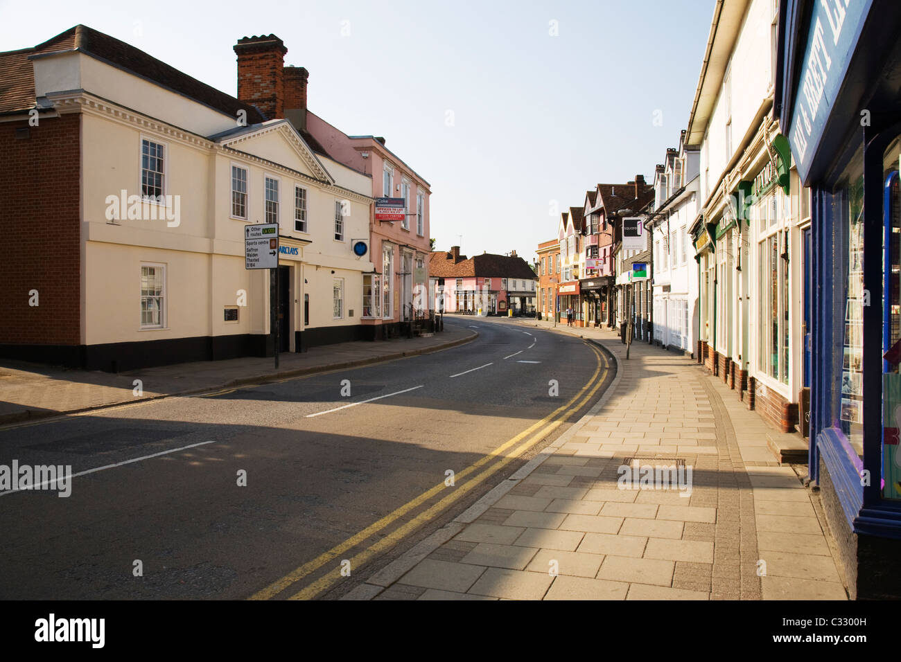 The High Street, Great Dunmow in Essex, England, UK Stock Photo Alamy