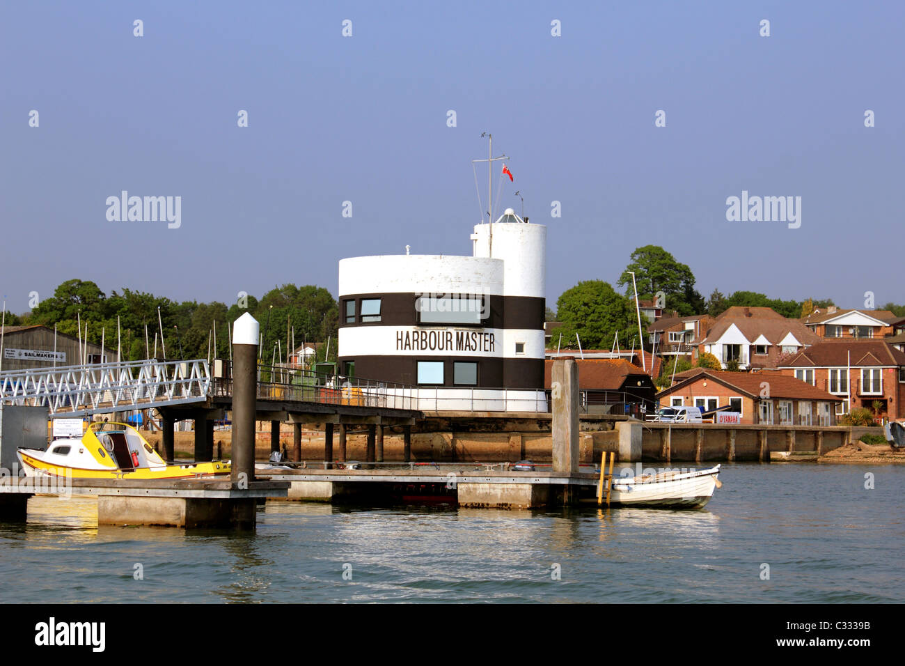 Port Hamble Harbour Master on Southampton Water where it joins the