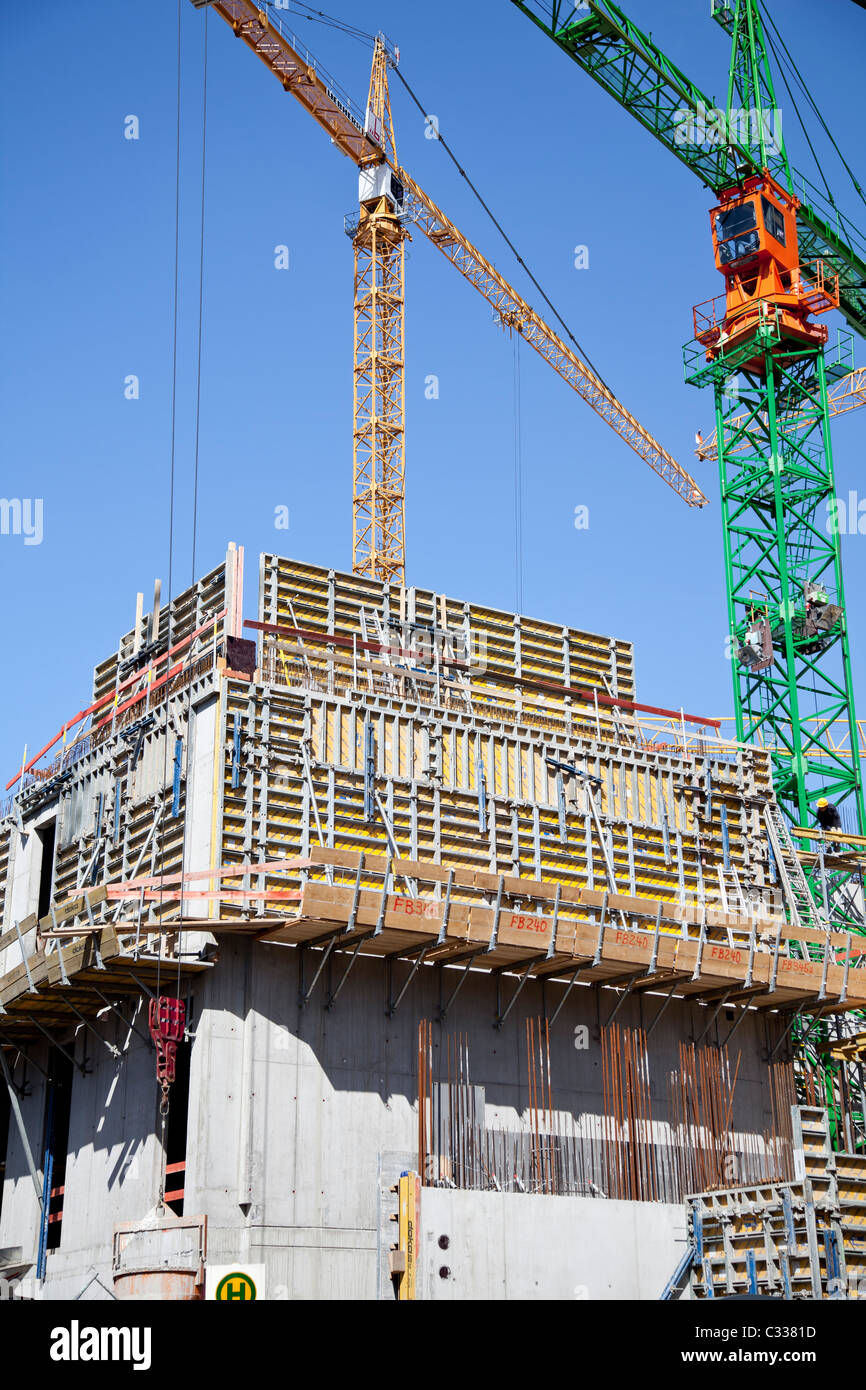 Construction site during daylight Stock Photo Alamy