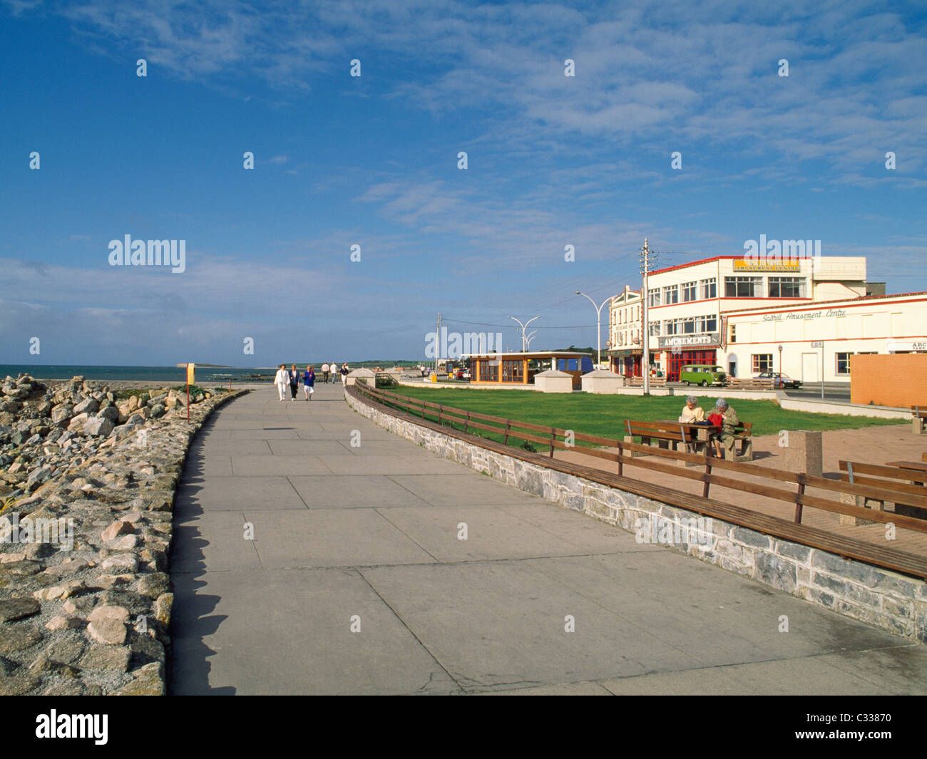 Salthill, Co Galway, Ireland, Salthill Promenade Stock Photo Alamy