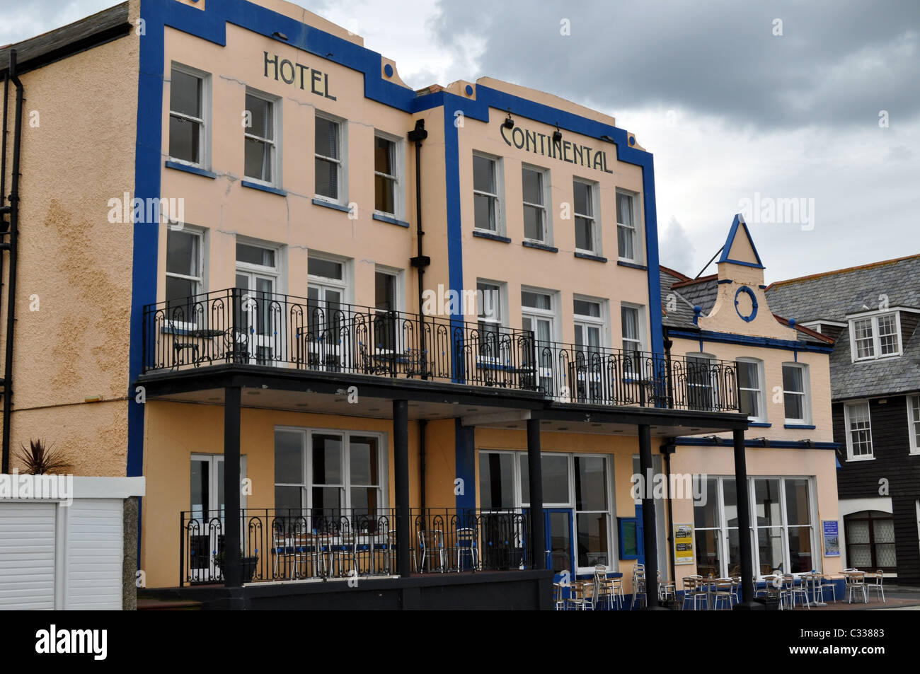 Hotel Continental, Tankerton, Whitstable, Kent Stock Photo