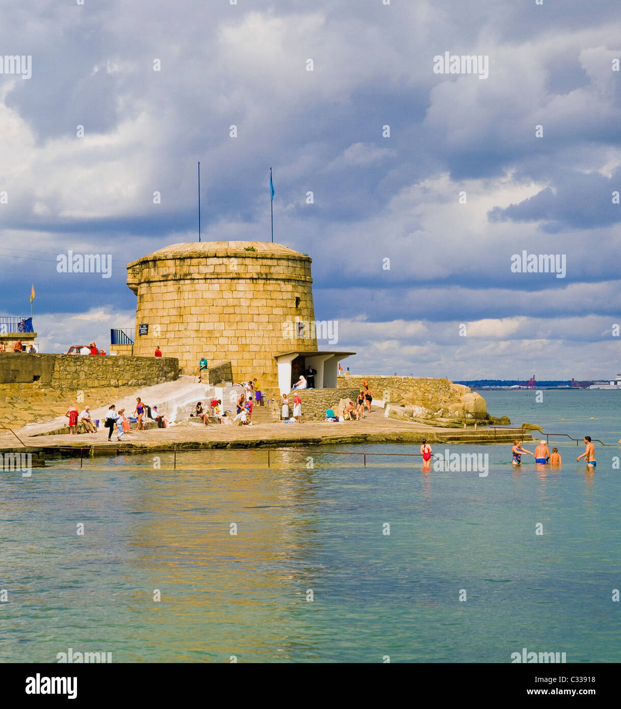 Seapoint, Co Dublin, Ireland, Martello Tower Stock Photo Alamy