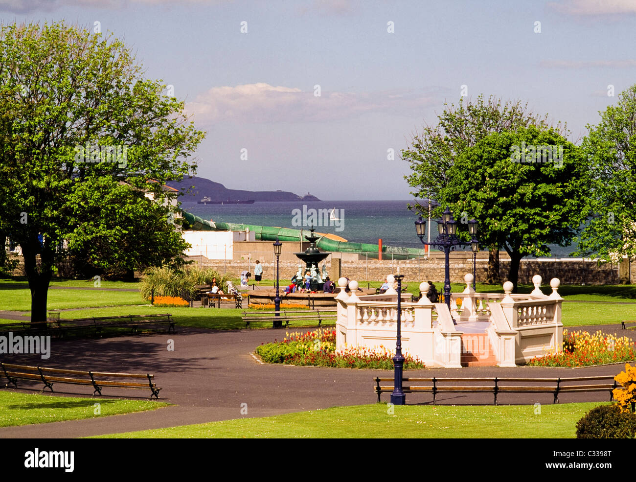 Dun Laoghaire, Co Dublin, Ireland, People's Park Stock Photo Alamy