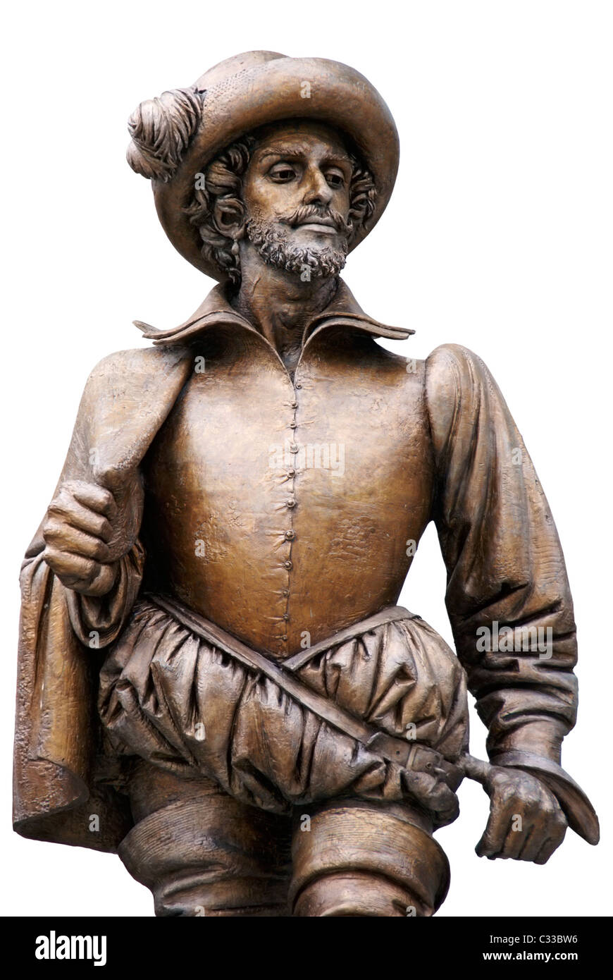 Sir walter raleigh statue hi-res stock photography and images - Alamy