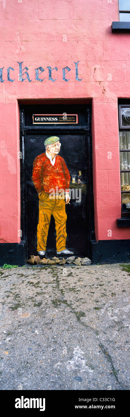 Teelin, Co Donegal, Ireland, The Rusty Mackeral Pub Stock Photo
