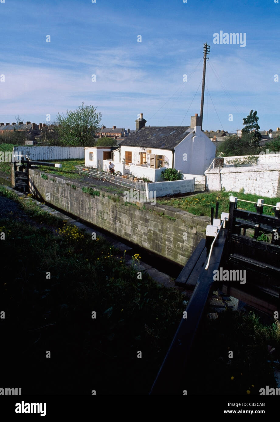 Dublin, Co Dublin, Ireland, Royal Canal Stock Photo