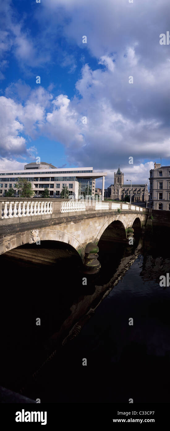 Dublin,Co Dublin,Ireland;View Of Wood Quay Stock Photo Alamy