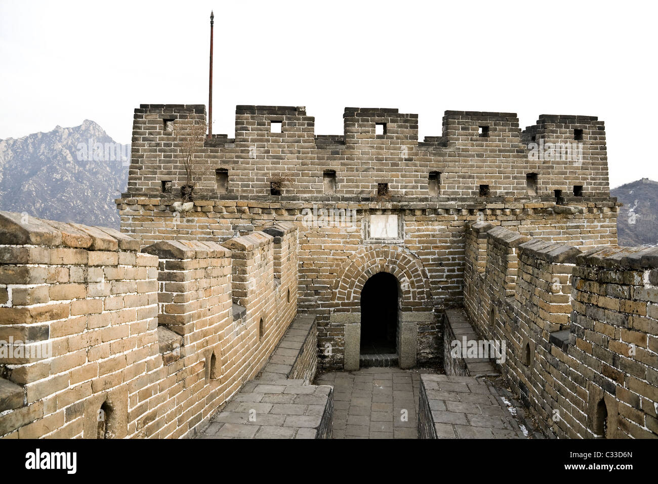 Famous great wall in Beijing China Stock Photo