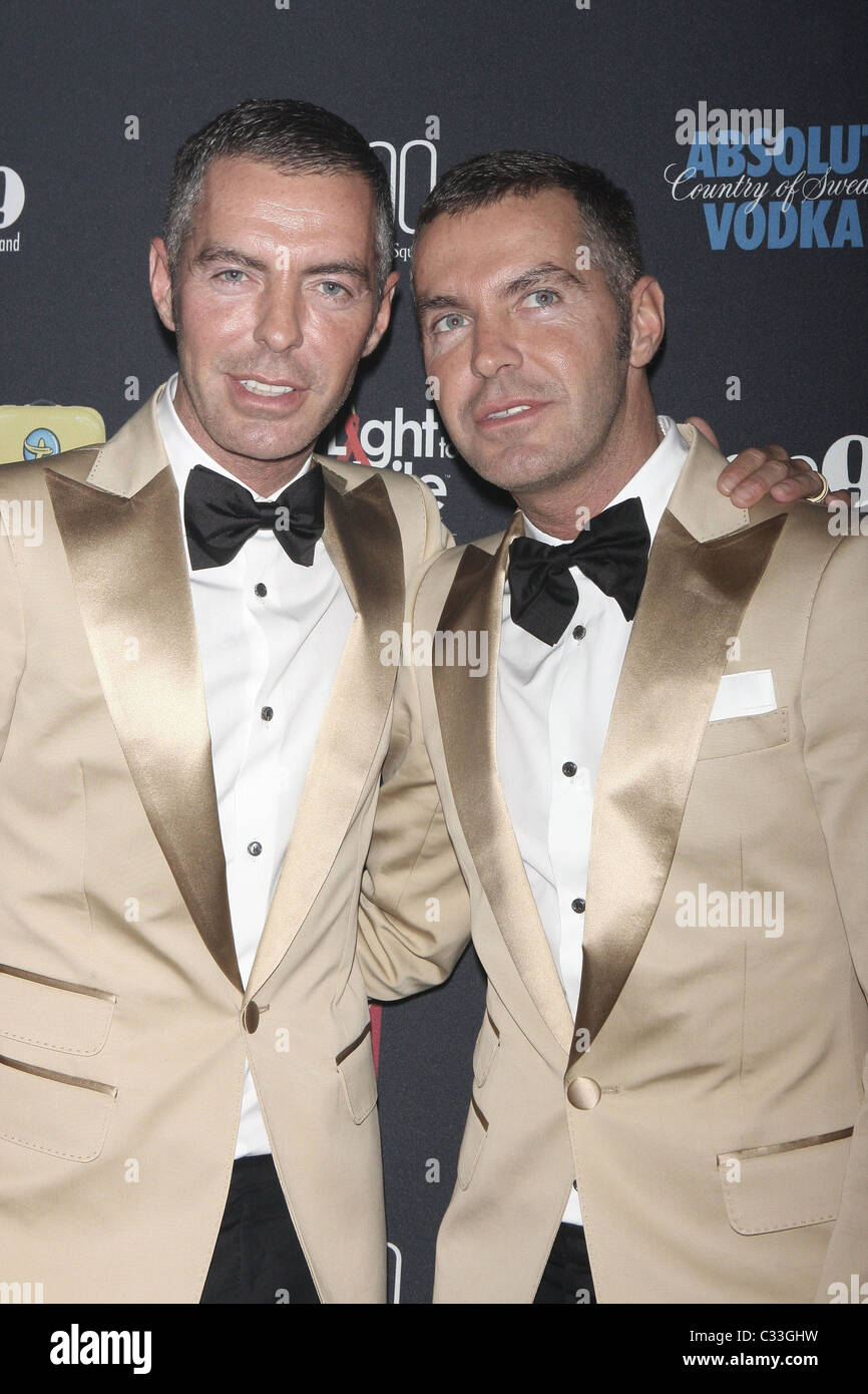 Dsquared designers Dean and Dan Caten 15th Annual OUT 100 Awards at Gotham  Hall - arrivals New York City, USA - 14.11.08 PNP Stock Photo - Alamy