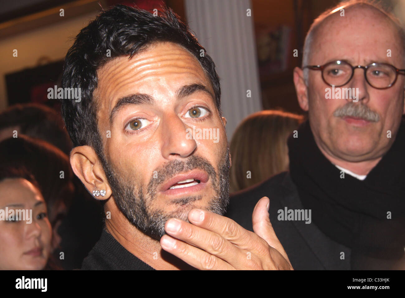 Marc Jacobs attends the tribute to Stephen Sprouse cocktail party hosted by Louis  Vuitton at the Louis Vuitton store New York Stock Photo - Alamy