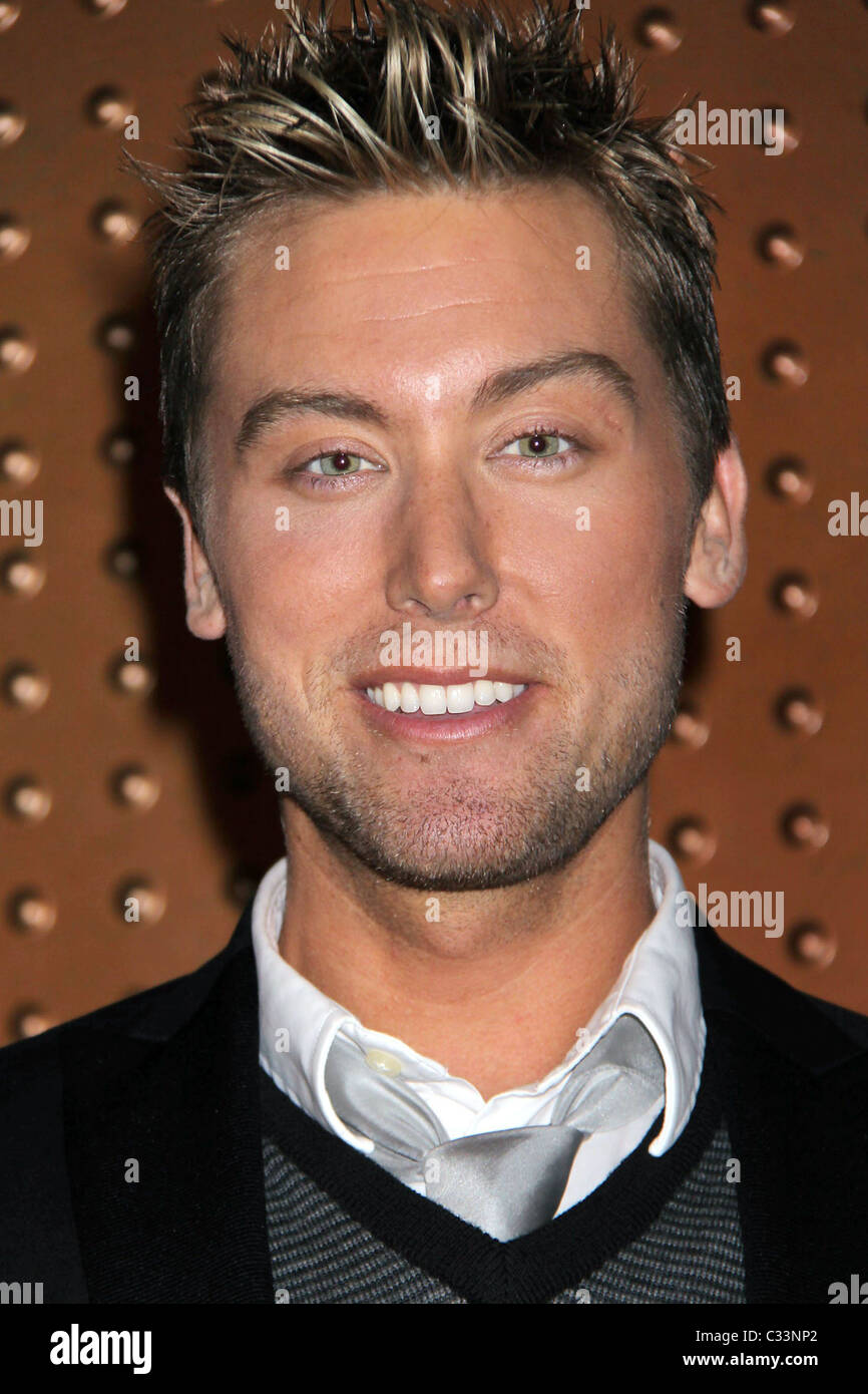 Lance Bass Lance Bass lights the Eiffel Tower Red at Paris Las Vegas