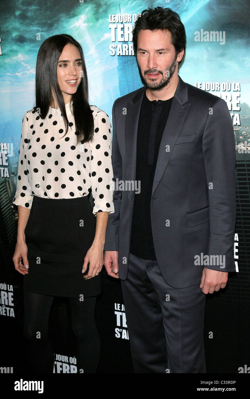Jennifer Connelly and Keanu Reeves Photocall for the French release of