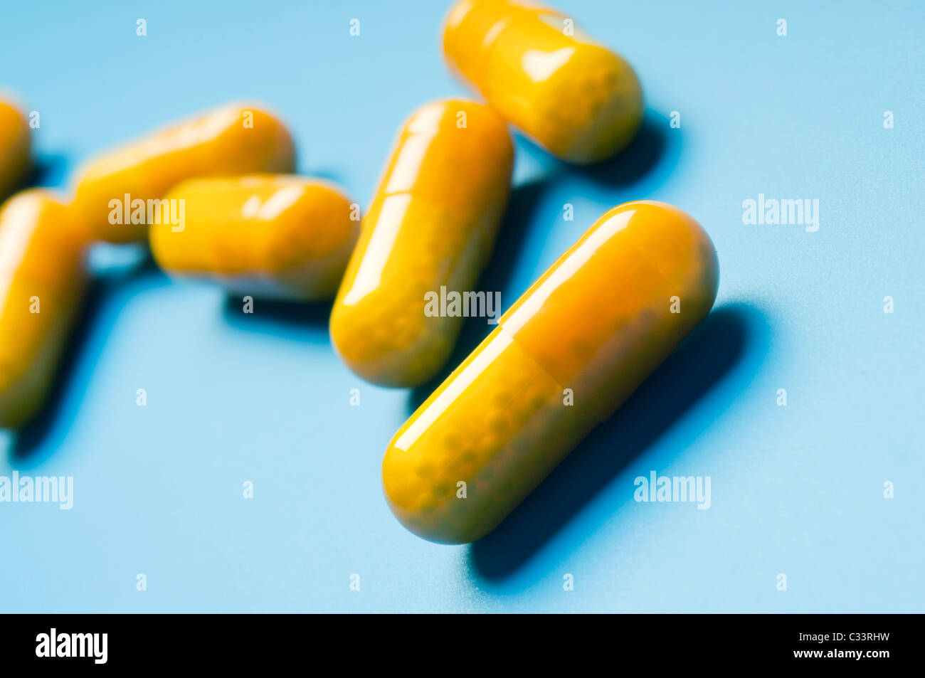capsules of medicine Stock Photo Alamy