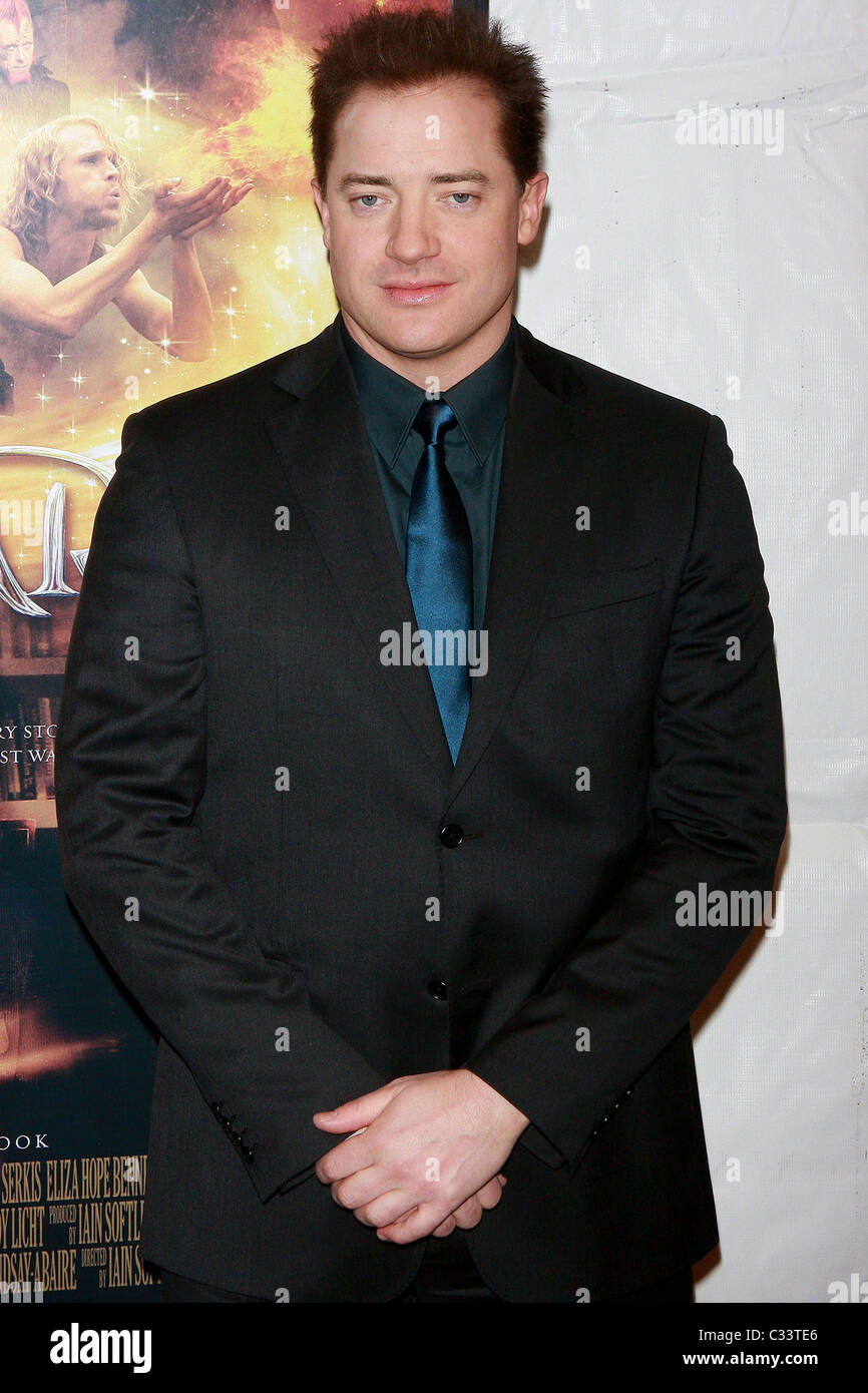 Brendan Fraser New York Premiere of 'Inkheart' at the AMC Loews Lincoln  Square - Arrivals New York City, USA - 15.01.09 Stock Photo - Alamy