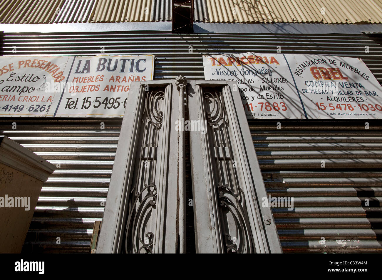 Las Pulgas Market at Buenos Aires, Argentina. Stock Photo