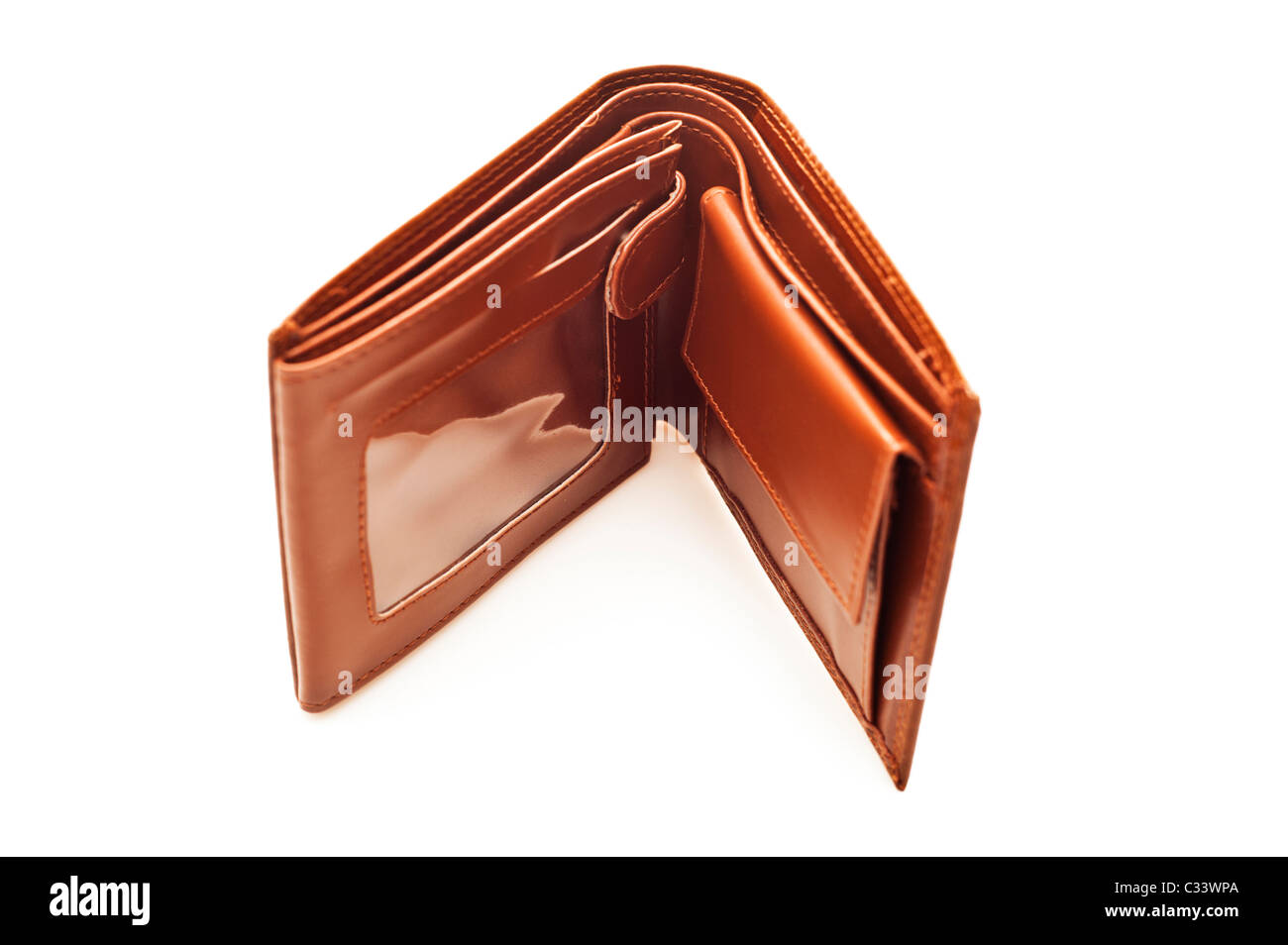 empty wallet isolated Stock Photo