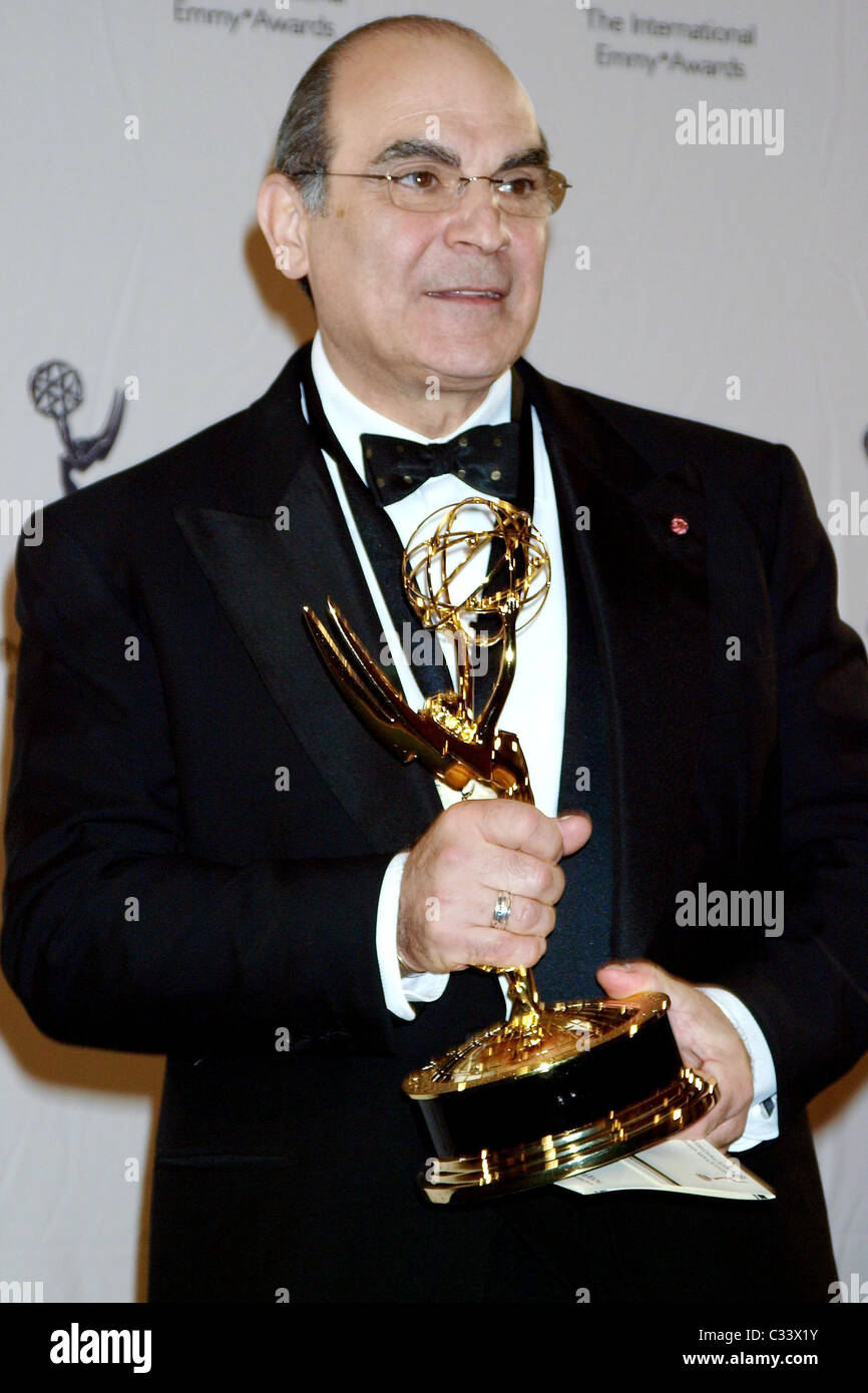 David Suchet, winner of Best Performance by an Actor The 36th International Emmy Awards Gala at the New York Hilton New York Stock Photo