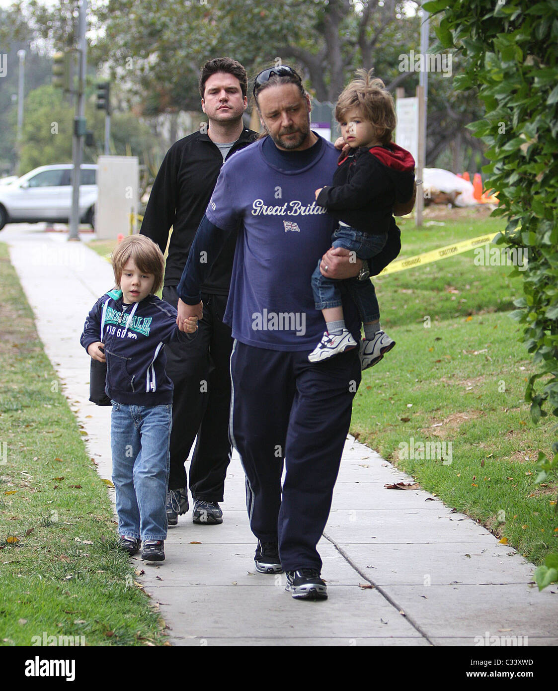 Russell crowe and his son tennyson hi-res stock photography and images -  Alamy